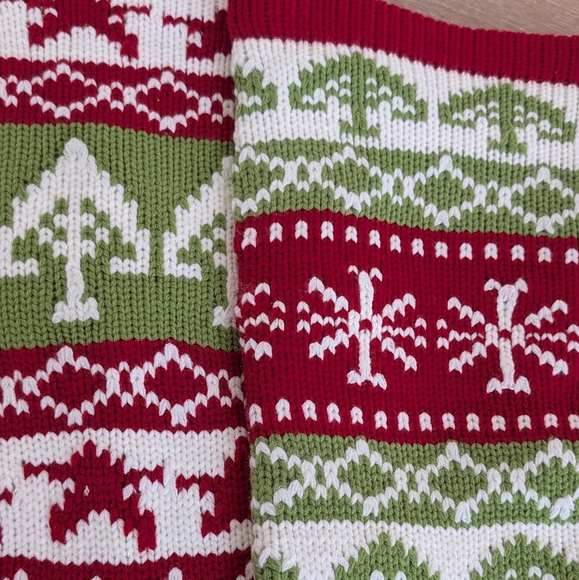 Set of 2 Vintage Target Lined Knitted Stockings - Picture 4 of 4